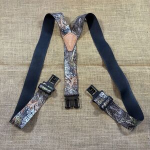 Perry Suspenders Men's Elastic Hook End Adjustable Mossy Oak Camouflage One Size